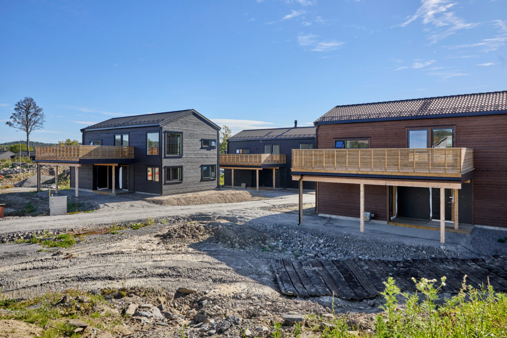 Husmodellen Emilie er bygget på Brødholt i Tomter. Monteringen av boligen er gjort av Viken Montasje